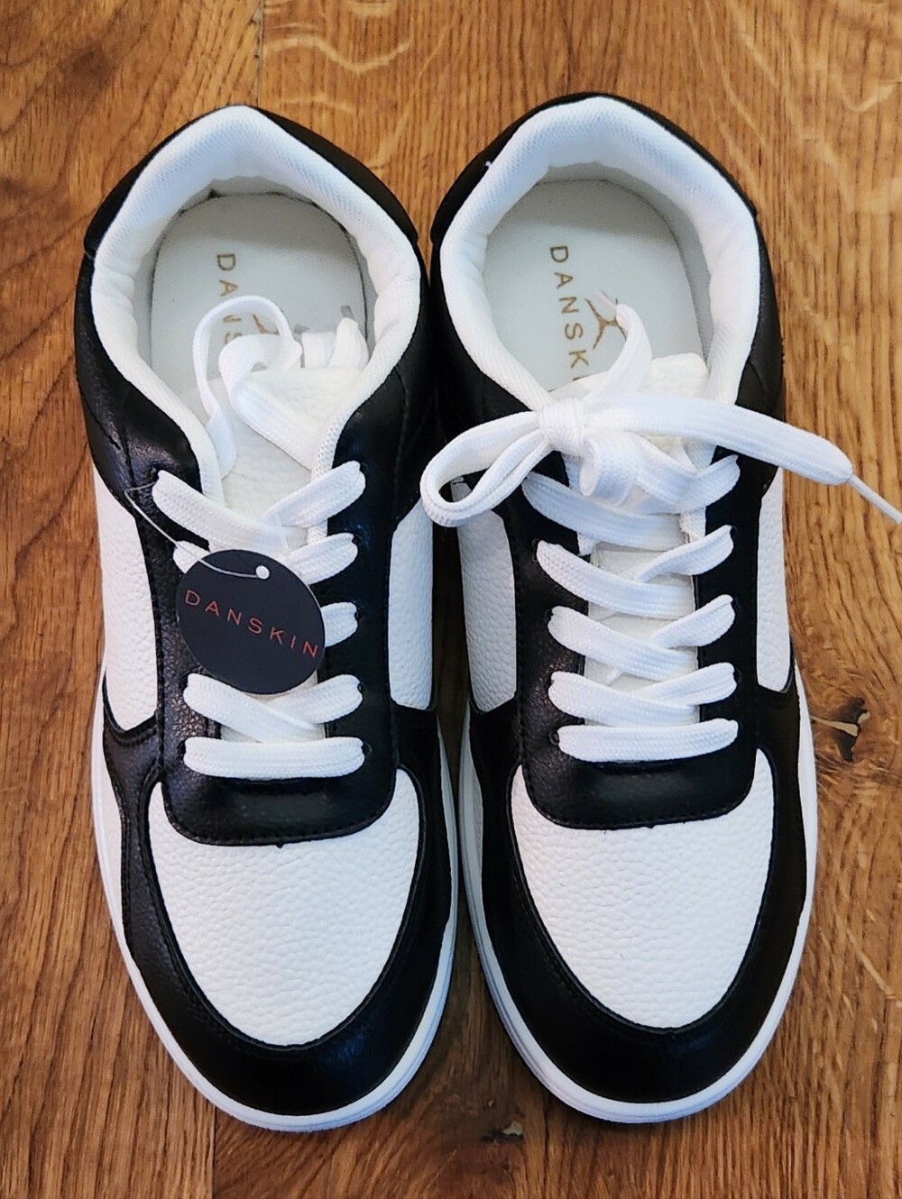 Danskin Memory Foam Black and White Sneakers